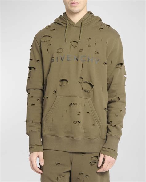 givenchy jumper mens stars|givenchy men's destroyed hoodie.